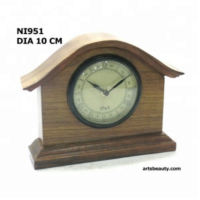 Wooden Desk Clock for Desk Office and Home