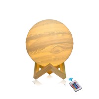 High quality 3D print Moon Lamp Remote Touch creative Jupiter  3D night Light Home Decor LED Lighting